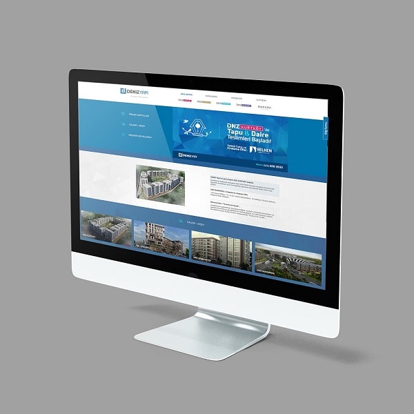 Deniz Yapı İnşaat Kurumsal Web Sitesi, İnşaat Firması Web Sitesi